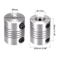 thumbnail image 2 of Uxcell Motor Shaft 5mm to 11mm Helical Beam Coupler Coupling 25mm Dia 30mm Length, 2 of 5