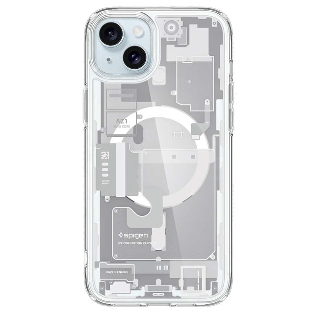 Funda SPIGEN Zero One para iPhone 15 y 14 Blanca