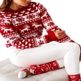 thumbnail image 3 of Femmes Noël Laid Pull Flocon de Neige Wapitis Pull Tricoté à Manches Longues Pull, 3 of 6