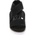 thumbnail image 2 of Easy Spirit Womens Wander 2 Knit Open Toe Platform Sandals, 2 of 3
