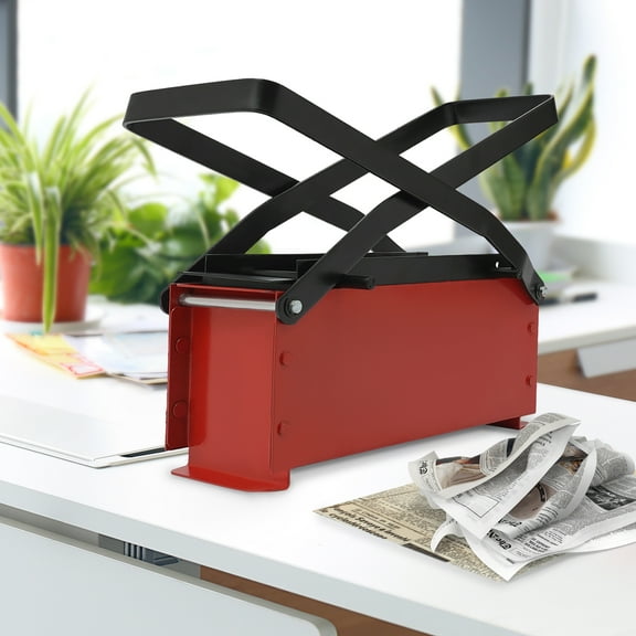 Manual Waste Paper Brick Maker - Durable Carbon Steel Press for Eco-Friendly Firewood Fuel, Easy to Use & Clean, Saves Energy and Reduces Waste