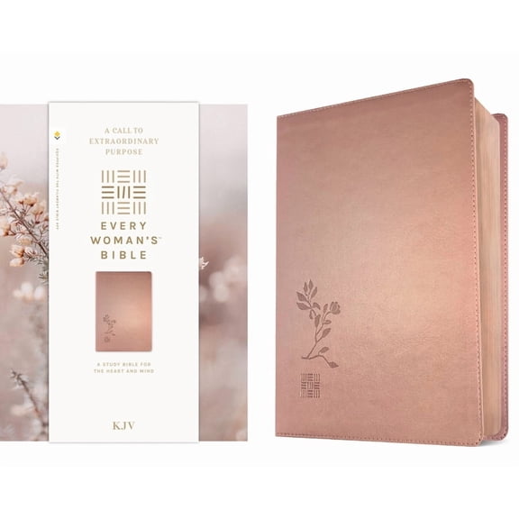 KJV Every Woman's Bible, Filament Enabled (Leatherlike, Rose Gold, Red Letter), (Hardcover)
