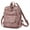 Pink, variant on Women Backpack Purse PU Leather Fashion Design Backpack Fashion Shoulder Handbag,Pink