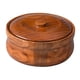 thumbnail image 5 of Cuenco de madera duradero, redondo, multiusos, decorativo, de madera maciza, para guardar cereales. 18 cm x 75 cm, 5 of 9