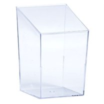 Lillian Caterware Mini Tower, Square, 3.5 Oz, Clear, 12 Ct