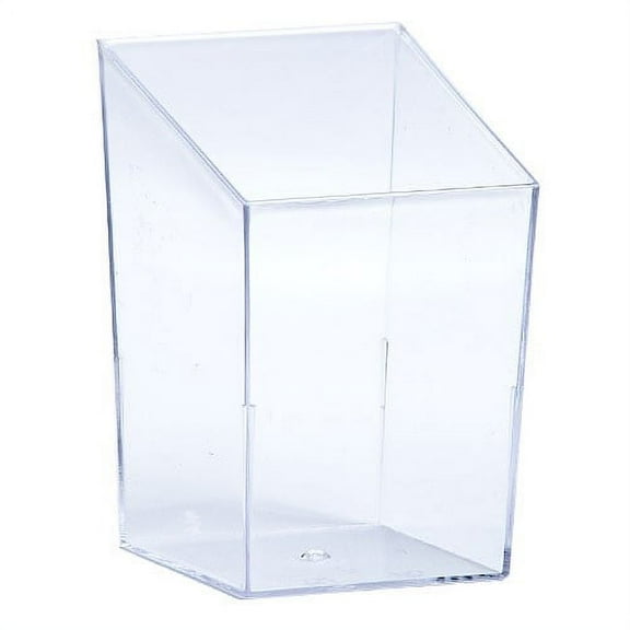 Lillian Caterware Mini Tower, Square, 3.5 Oz, Clear, 12 Ct