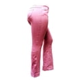 thumbnail image 3 of OMICOCO Womens High Rise Pull On Comfort Denim Flared Bell Bottom, 3 of 4