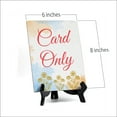 thumbnail image 2 of Signs ByLita Card only, Blue Watercolor Table Sign (6 x 8"), 2 of 4
