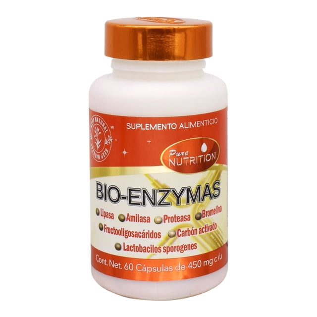 BIO-ENZYMAS DIGESTIVAS60 caps de 450mg