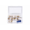 thumbnail image 4 of 21 Piece (3/8'' - 1/2") D.O.T Air Brake Nylon Tubing Fitting Assortment Kit - Truck Parts Air Brake Line Fittings Brass Push to Connect Kit, 4 of 9