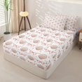 thumbnail image 2 of Manfei Ocean Themed Shell Zipper Queen Comforter Set with Fitted Sheet and 2 Pillowcases,Cute Coquette Bowknot Zipper Bedding Set,Reversible,4 Pieces, 2 of 7