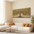 thumbnail image 4 of Canvas Wall Art for Living Room - Large Yellow Tree of Life Canvas Prints, Modern Abstract Nature Painting for Kitchen Bedroom Office Wall Decor, 4 of 7