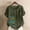 Green, variant on Womens Tops Plus Size,Clothes under $5 2024,Women Casual Cotton and Linen Top Ocean Fish Printed Short Sleeve Button Tunic T-shirt Blouse Tops Blue S
