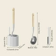 thumbnail image 5 of Vggrvlo 2 in 1 Toilet Brush and Holder Set Toilet Cleaner Brush with Solid Handle and Durable Bristles Drip-Proof Best Toilet Brush Set, 5 of 8