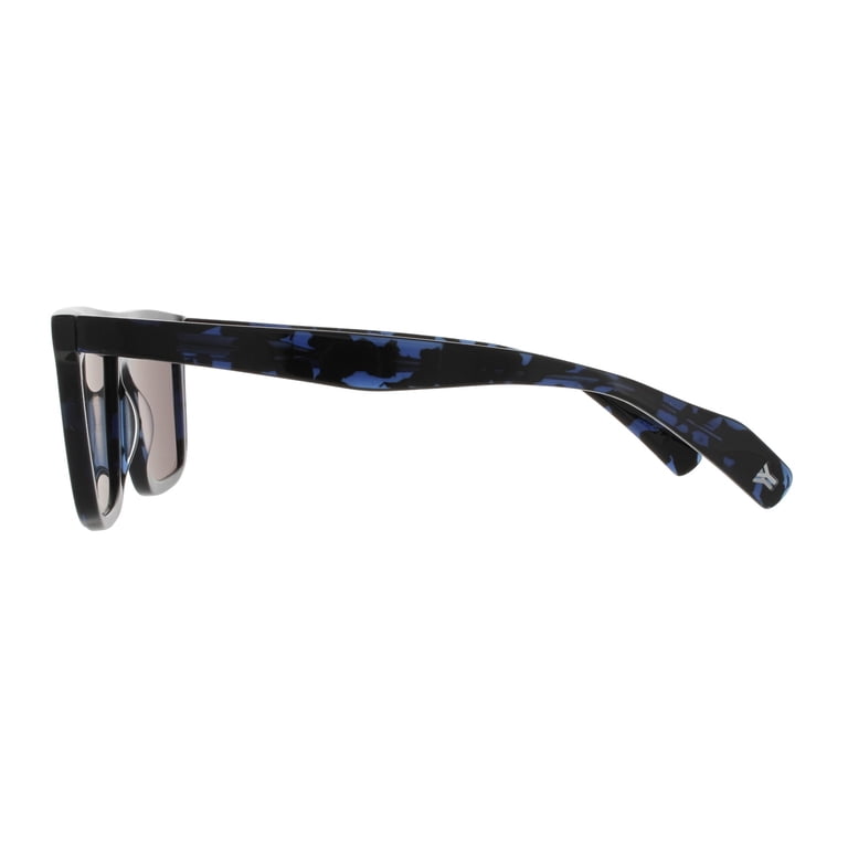 Yohji Yamamoto Unisex Navy Block Frame, Blue Lens, Acetate  display picture 1