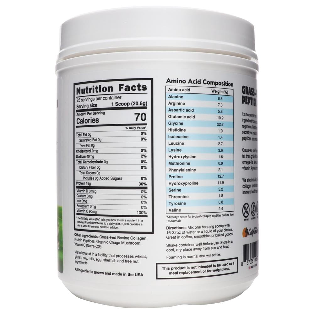 Brain Forza - Collagen Peptides Powder Unflavored - 18.17 oz.