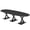 Asian Night w/Matte Black Base no Electric, variant on 10 Person Modular Boat Oval Conference Room Table X Bases Power Units
