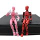 thumbnail image 4 of Robot movible multiarticulado Juguete de maniquí impreso en 3D Lucky 13 Dummy Action, 4 of 5
