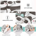 thumbnail image 3 of Cartoon Panda Design Pillowcases, Soft and Cozy Decor Giftsative Pillow Cases with Hidden Zipper for Bedroom, Sofa, Couch, King Size 21x54 Inches（30）, 3 of 6