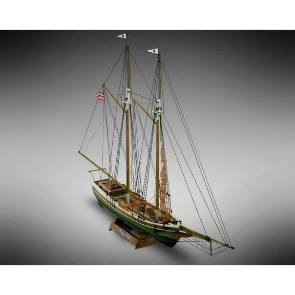 Mamoli MM06 - Flying Fish - Pre-Carved Wooden Hull Ship Model Kit - Scale 1/100 Length 397mm (15.5")