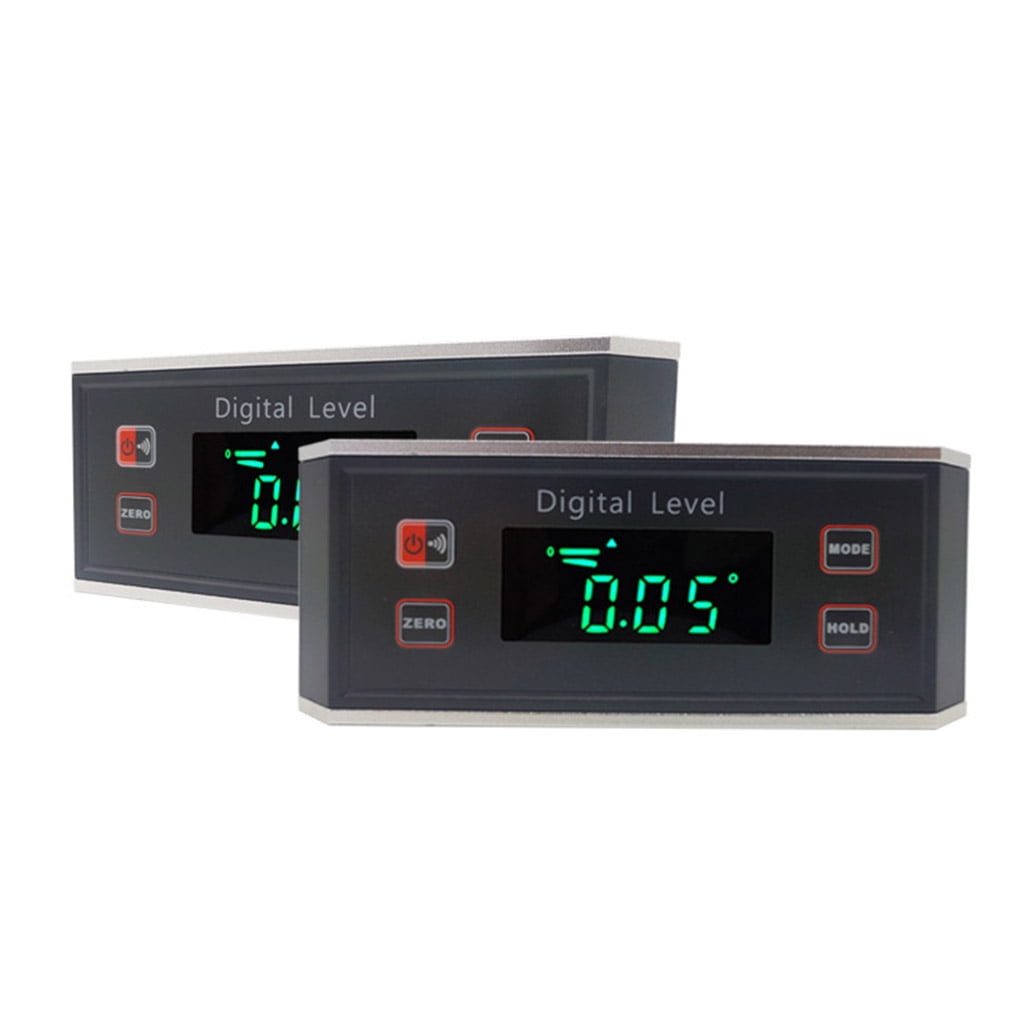 BQBQERT Digital Finder Protractor Gauge Inclinometer with Base/0~360 Degree