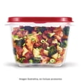 thumbnail image 3 of Hermético Rubbermaid Plástico Transparente y Tapa Roja 1.6 L, 3 of 4