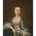 thumbnail image 2 of Jeremiah Theus 12x14 Black Ornate Wood Framed Double Matted Museum Art Print Titled: Mrs. John Dart (ca. 1772-74), 2 of 5