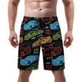 thumbnail image 1 of NICKSUN Men's Swim Trunks, Cute Print Quick Dry Summer Board Beach Shorts with Mesh Lining and Pockets, 1 of 6