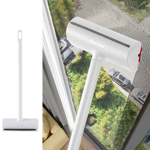 Matoen12 3 In 1 Window Screen Cleaner, Window Cleaning Brush, Window Cleaner Tool, Glass Scraper, Window Mesh Screen Cleaner, Window Cleaning Kit