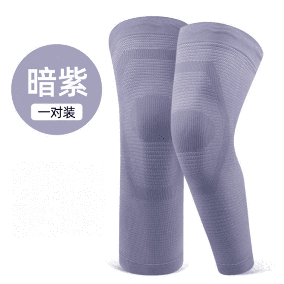 Mictong women's and men's knee pads, warm knee pads, comfortable knee pads, non slip knee pads suitable for daily activities, sports, and cold weather protection, 1 piece, S/M， Purple