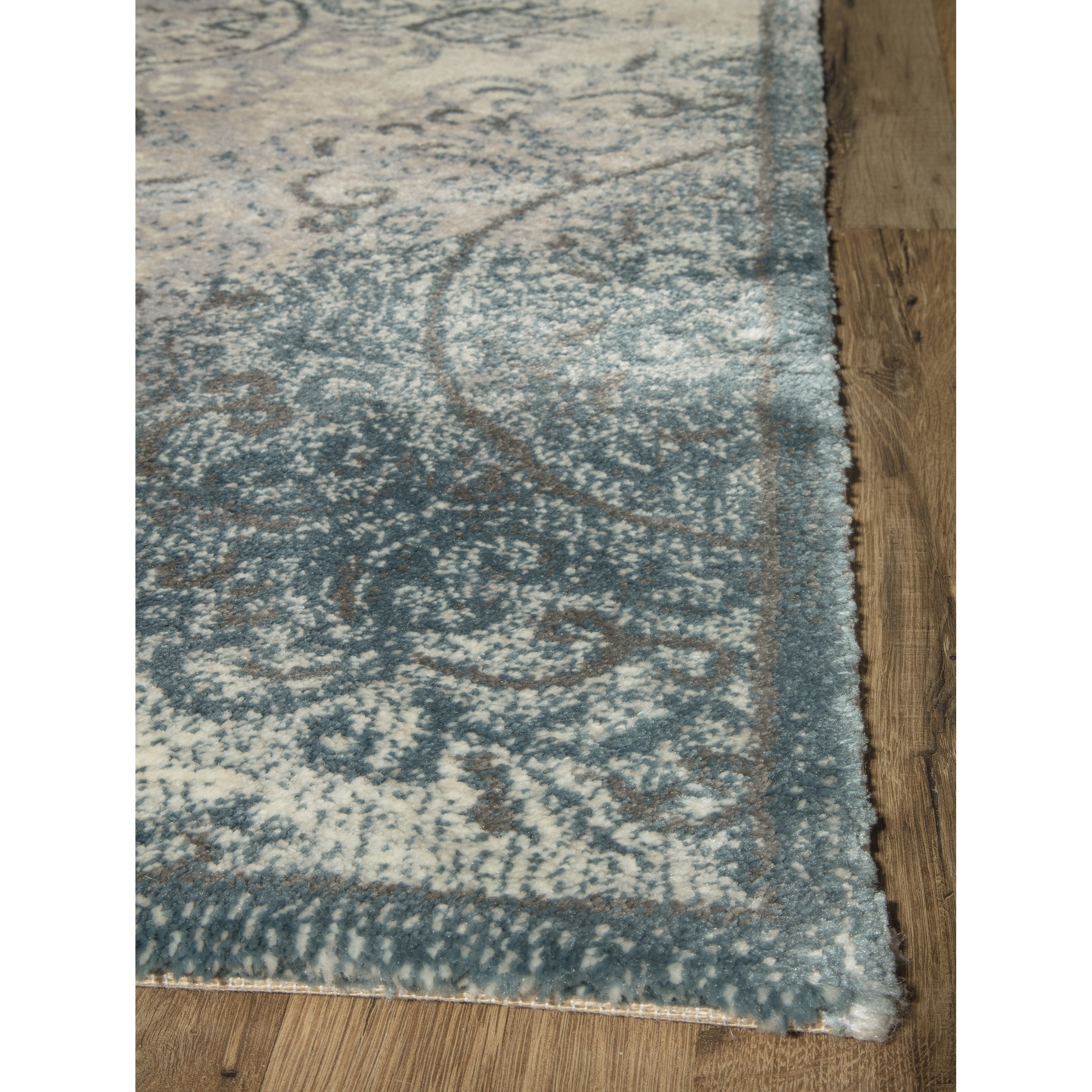 Rugs America Brighton Collection Shades Of Slate BH300A Transitional Oriental Area Rug 5' x 8'