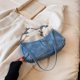 thumbnail image 4 of Bolso de mano para mujer, Bolso para axilas de PU con mariposa, Bolso de compras para chica picante (azul), 4 of 7