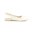thumbnail image 3 of BLISSFUL STEP Valentine's Women's Shoes Slingback Pointed Toe Flat Shoes Cream 10, 3 of 8