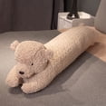thumbnail image 6 of BRELIL Adorable Bear Side Sleeping Pillow, Long Cushion Leg Support Pillow for AdultsKids, 80cm Large Backrest Cushion for Bed Sofa Office, Cozy Polyester Body Pillow for Home Decor Gift, 6 of 6