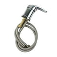 thumbnail image 3 of Grifo de champú para salón, tubería de agua, mezclador frío y caliente, unidad de retrolavado de fregadero de salón de acero inoxidable para cabezal plata sin cabeza de tubo, 3 of 9