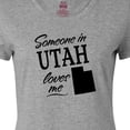 thumbnail image 4 of Inktastic Someone in Utah Loves Me Women's T-Shirt, 4 of 5
