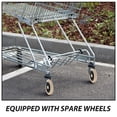 thumbnail image 3 of Suitcase Wheel Repair Cart Accessory Grocery Accessories Replacement Wheels Lawn Mower Elder Plastic 2 Pcs, 3 of 6