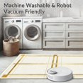 thumbnail image 5 of ODIKA 4'x6' Machine Washable Non-Slip Area Rug, Modern Geometric Line Easy Cleaning Non Shedding Ivory Gold High Traffic Rug, Beige, 71027, 5 of 5