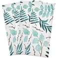 thumbnail image 2 of Coolnut Leave Branches Kitchen Dish Towel Set of 6, Soft Absorbent Drying Dishcloths Dish Towels with Hanging Loop for Kitchen Bathroom Bar Home Decor, 28 x 18 Inch Washcloth Gift, 2 of 7
