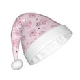 thumbnail image 2 of Cauagu Cute Pig for Adult Christmas Hat,1-Pack Xmas Holiday Hat Santa Hat for Women & Men Festive Headwear Accessories Fit for Christmas/New Year/Party, 2 of 6