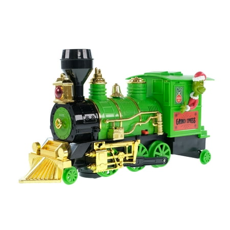 Dr. Seuss' the Grinch Who Stole Christmas, Bump 'N Go Train, Battery Operated, Plastic, Multi-Color, Green