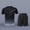 Black, variant on Sentmoon Mens 2 Piece Outfits Summer Shirt Men and Shorts Short Sleeve Crewneck Shirt with Pocket and Elastic Waist Shorts Solid Color Casual Relaxed Fit Travel Wear M-5XL