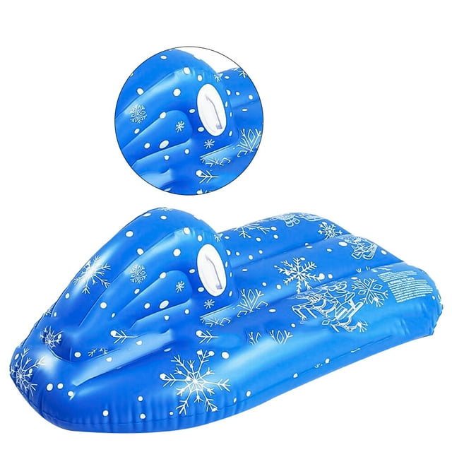 WRITWAA Snow Tubes Sleds Inflatable Snow Tube Streamlined Design for Kids 1Pack
