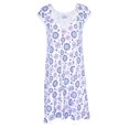 thumbnail image 3 of JEFFRICO Womens 2 Pack Nightgowns Short Sleeve Sleepwear Soft Pajama Dress Nightshirts, 3 of 5