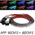 thumbnail image 2 of navor Car Under Glow Lights, Bluetooth App Control RGB Strip Lights with Music Sync Function, 2 of 8