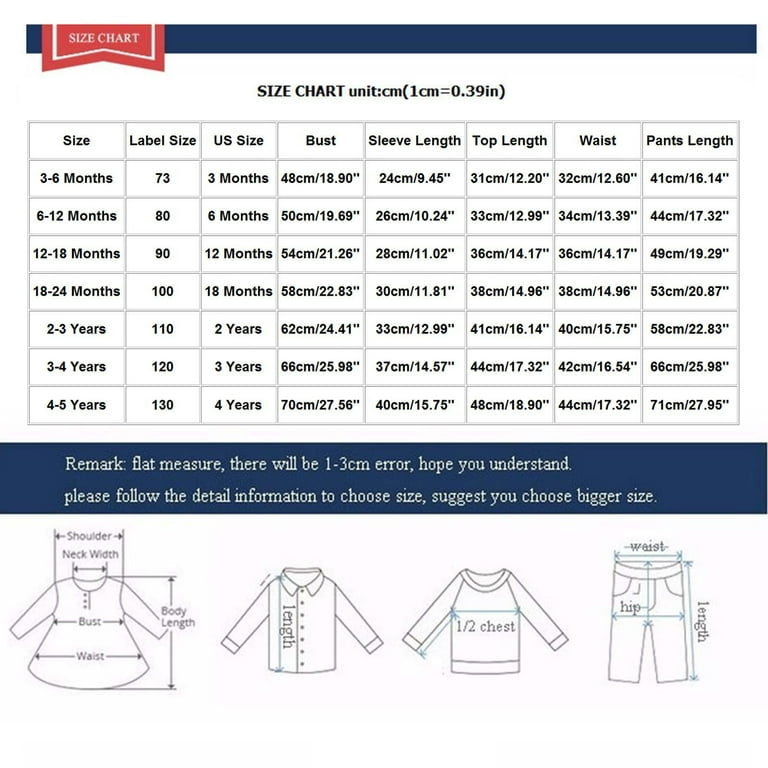 Children Clothes Size Chart For Baby Girl Clothes Size Guide Best