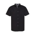 thumbnail image 2 of Burnside B9290 Men's Peached Poplin Short Sleeve Woven Shirt, 2 of 3