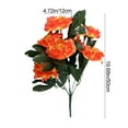 thumbnail image 3 of Glitter Peony Artificial Flowers for Home Decor, Realistic UV Resistant Plastic Floral Arrangements, Wedding Centerpieces, Party Decoration, Outdoor Garden Porch Window Box Decor, Bendable Stems, 3 of 6