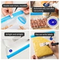 thumbnail image 4 of Reusable Sous Vide Bags, 40 PCS 3 Sizes (25 Pcs 8.5"x8", 10 Pcs 11"x 10" and 5 Pcs 13.5"x 10") Vacuum Sealer Zipper Bags for Food Storage, 3-in-1 Large Sous Vide Vacuum Bags for Meal Prep or Storage, 4 of 7