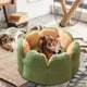 thumbnail image 1 of XWSHYW Suministros para Mascotas para Perros Perro Redondo Invierno Cálido Saco de Dormir Largo Suave Cama para Mascotas Cama Calmante, 1 of 5
